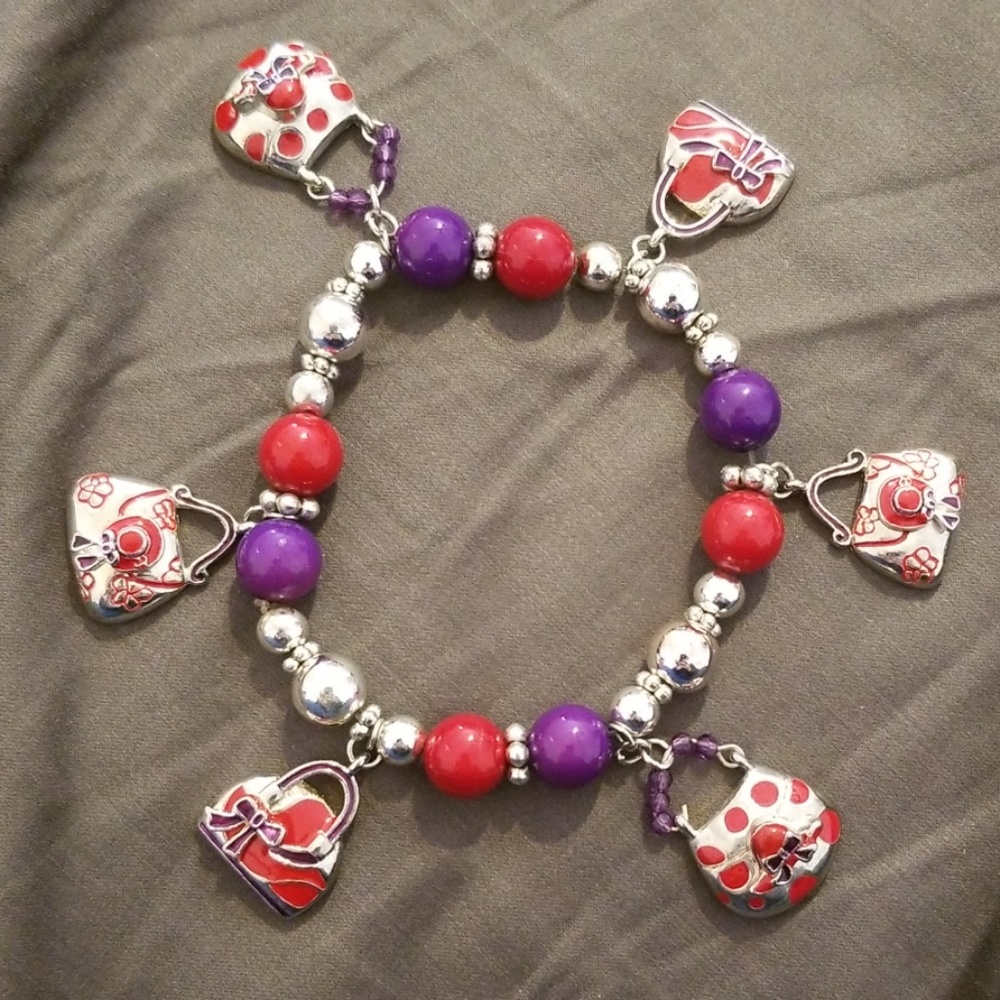 Purse Charm Bracelet